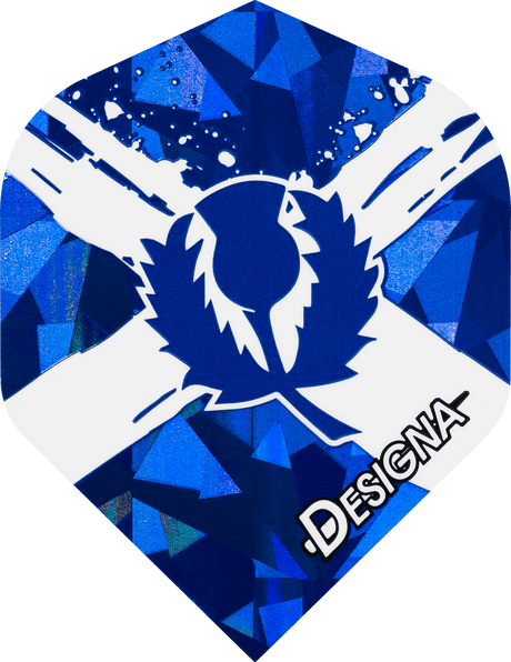 DESIGNA Patriot Dart Flights – 100 Micron – Strong – Hologram – Std - KIBI SPORTS