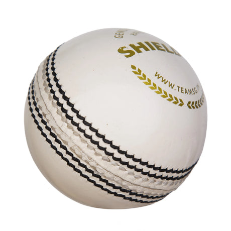 SG Shield 20 White high quality two piece Leather cricket ball made from high quality alum tanned leather
