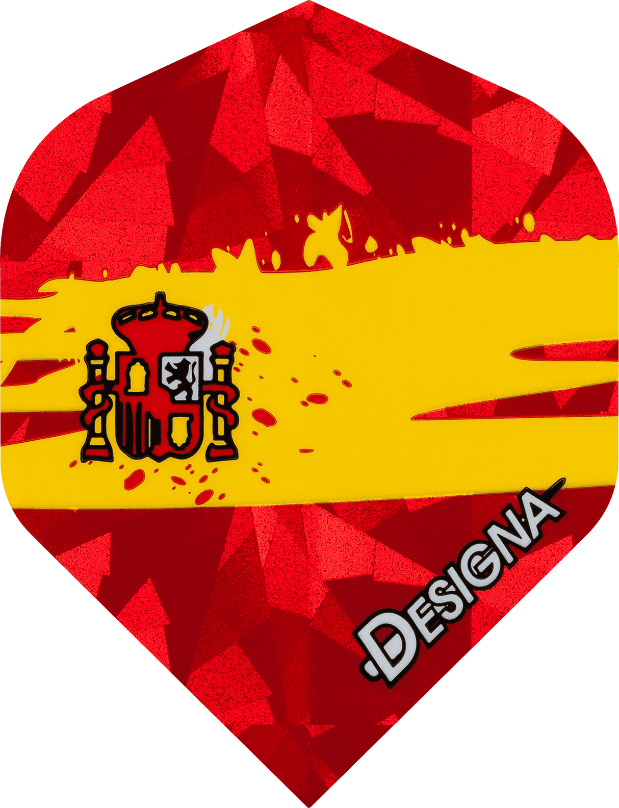 DESIGNA Patriot Dart Flights – 100 Micron – Strong – Hologram – Std - KIBI SPORTS