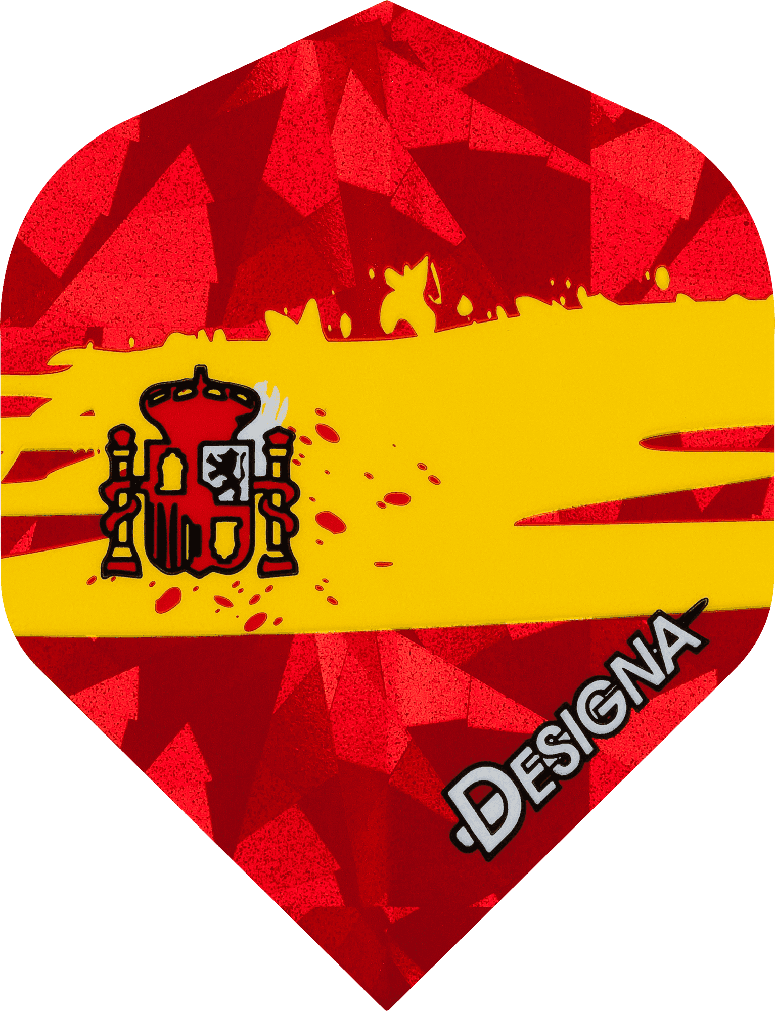 DESIGNA Patriot Dart Flights – 100 Micron – Strong – Hologram – Std - KIBI SPORTS