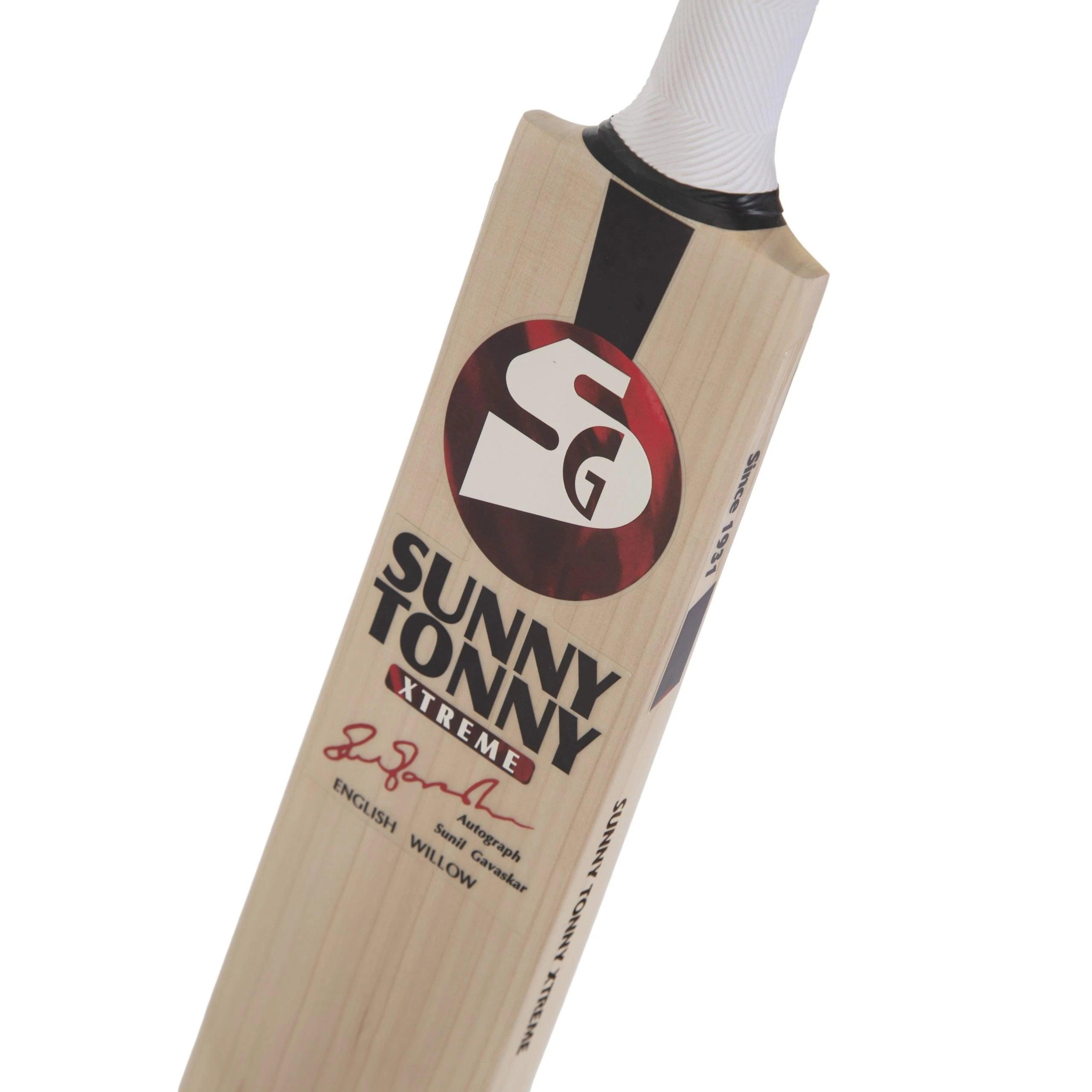 SG Sunny Tonny Xtreme – Grade 2 Worlds Finest English Willow Cricket Bat (Leather Ball) - KIBI SPORTS