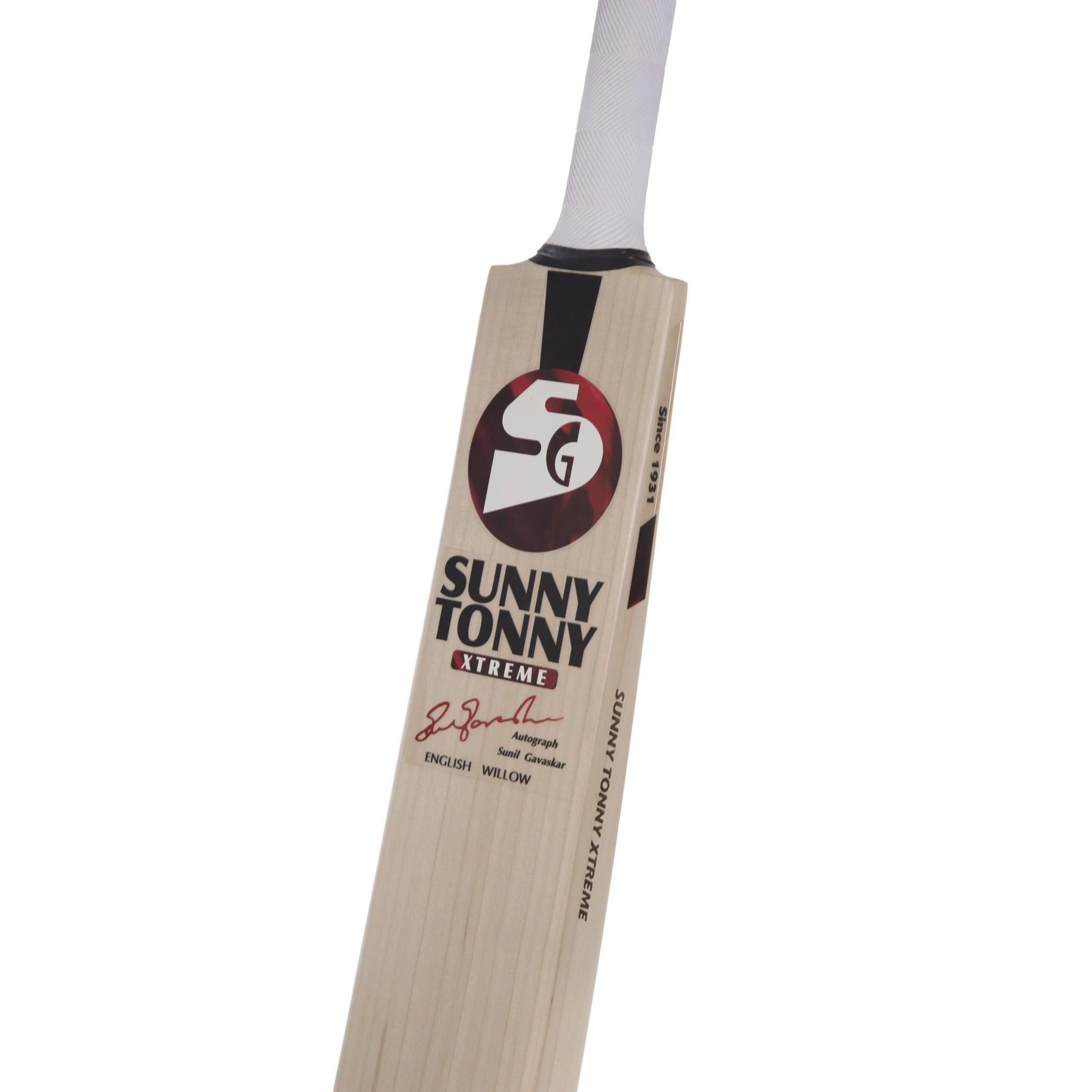 SG Sunny Tonny Xtreme – Grade 2 Worlds Finest English Willow Cricket Bat (Leather Ball) - KIBI SPORTS