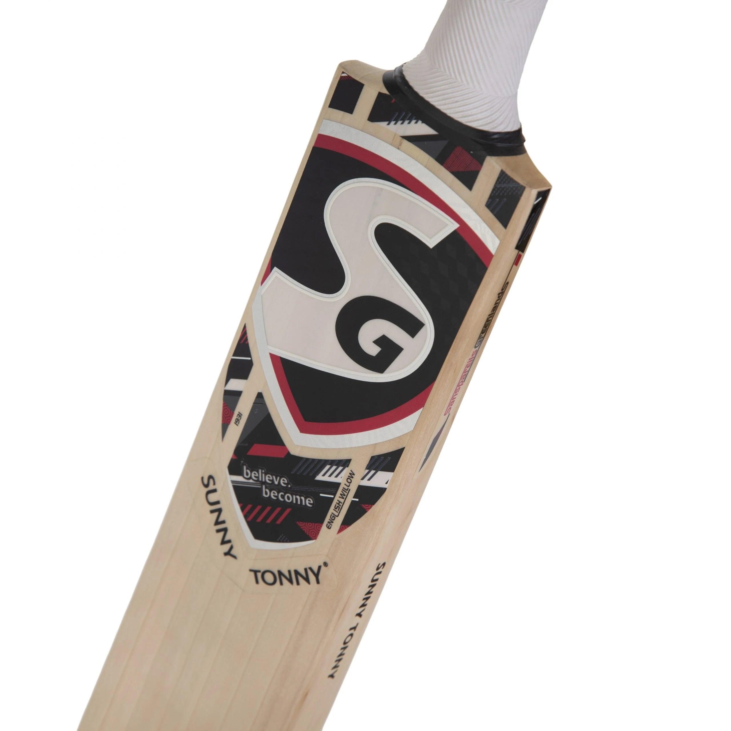 SG Sunny Tonny™ English Willow grade 2 Cricket Bat (Leather Ball) - KIBI SPORTS