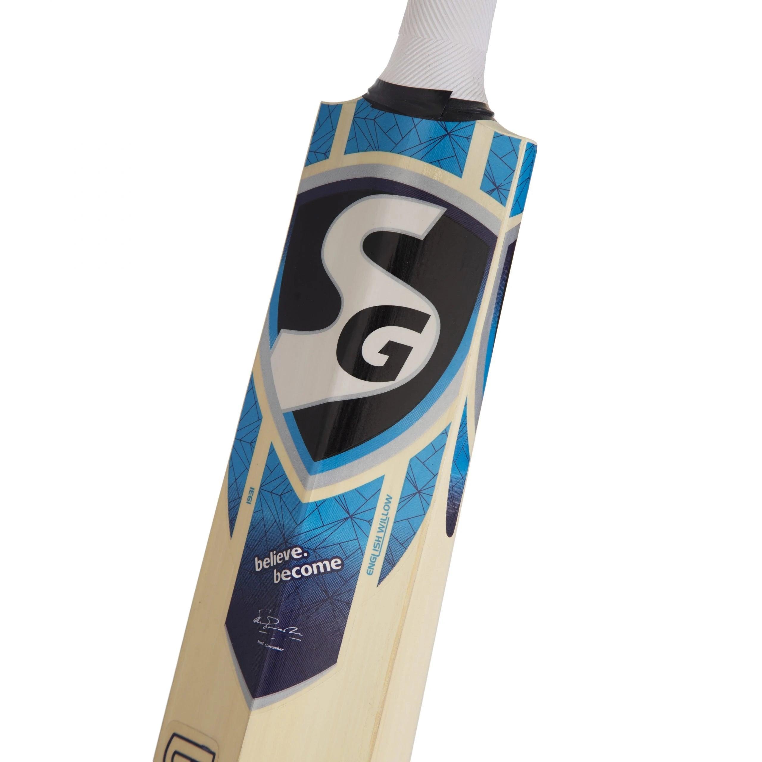 SG Super Cover™ Traditionally Shaped English Willow Cricket Bat (Leather Ball) - KIBI SPORTS