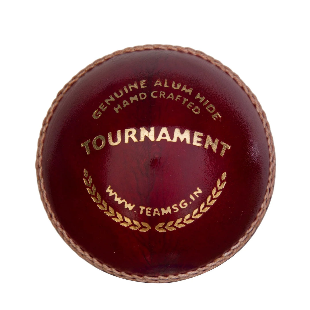 SG Tournament™ Premium Quality Four- Piece Water Proof Cricket Leather Ball