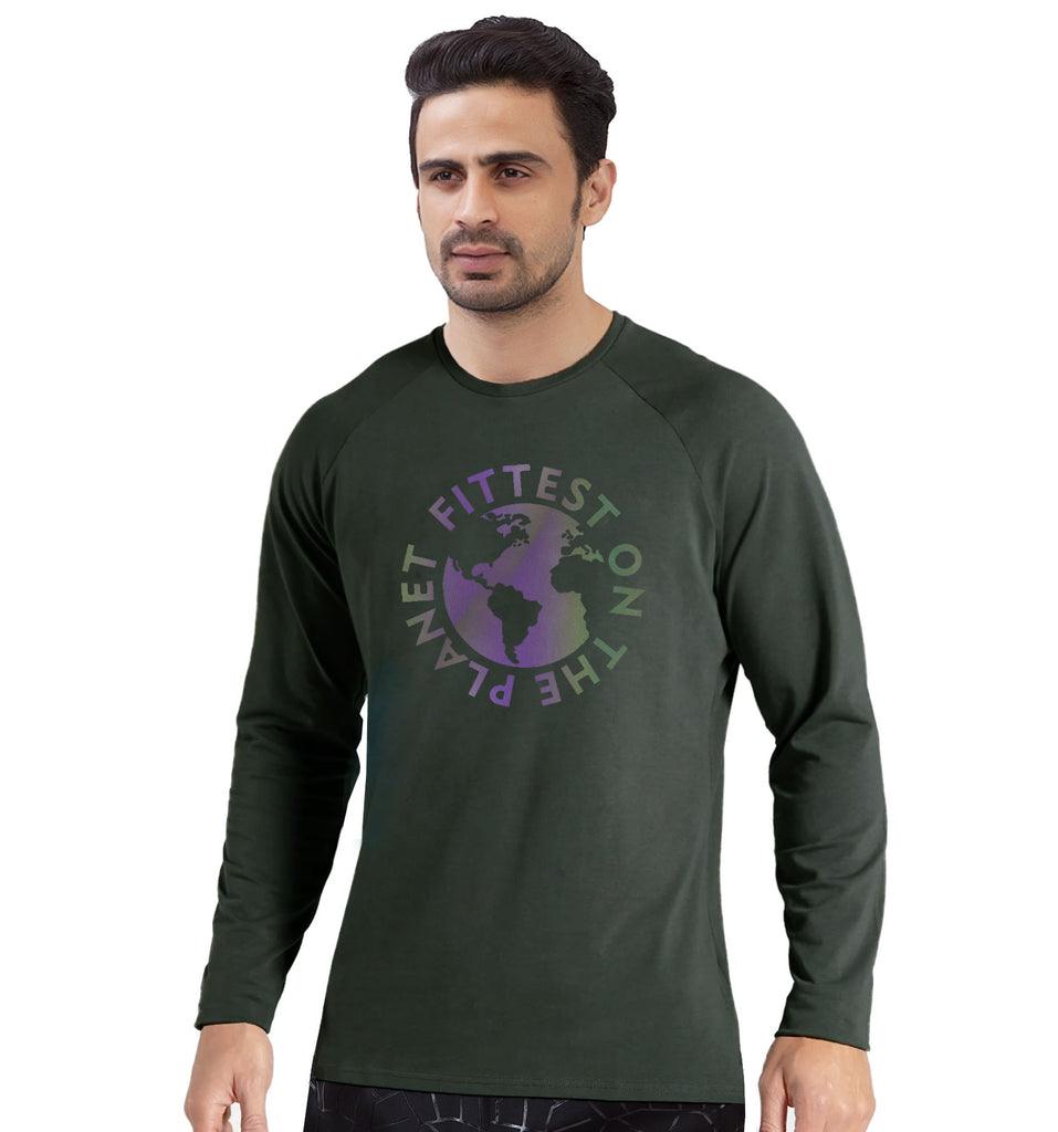 ReDesign Full Sleeves Multi-Color Reflective Sports T-shirt | Men | KIBI Sports - KIBI SPORTS