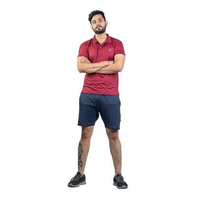 Kronos DRI-FIT Polo T-shirt | Men's | Maroon | KIBI Sports - KIBI SPORTS