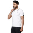 Kronos Slim Fit Cotton Polo | Men's | Pure White | KIBI Sports - KIBI SPORTS