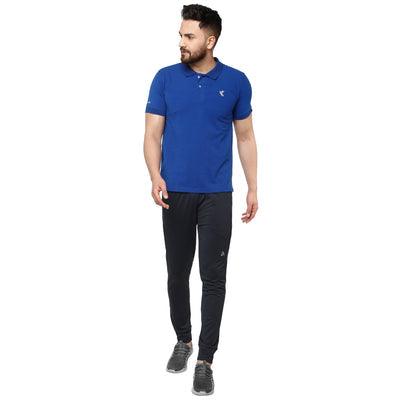Kronos Slim Fit Cotton Polo | Men's | Royal Blue | KIBI Sports - KIBI SPORTS