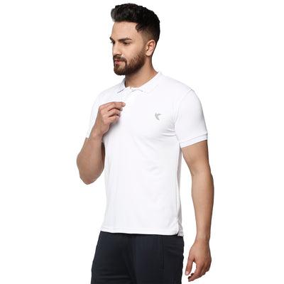 Kronos DRI-FIT Polo T-shirt | Men's | Pearl White | KIBI Sports - KIBI SPORTS