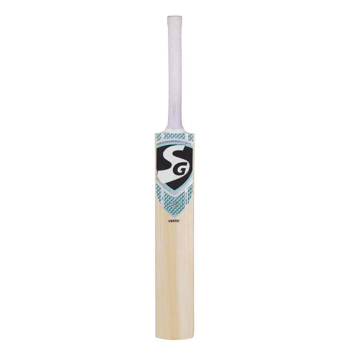 SG Verto Premium Kashmir Willow traditional shaped Cricket Bat (Leather Ball) - KIBI SPORTS