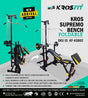 Krosfit Supremo Bench Foldable | GYM | KIBI Sports KrosFit