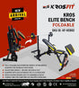 Krosfit Elite Bench Foldable | GYM | KIBI Sports - KIBI SPORTS