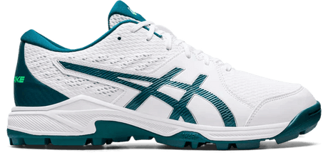 Asics Gel Peake 2 Men's Cricket Shoes - White/Velvet Pine - KIBI SPORTS