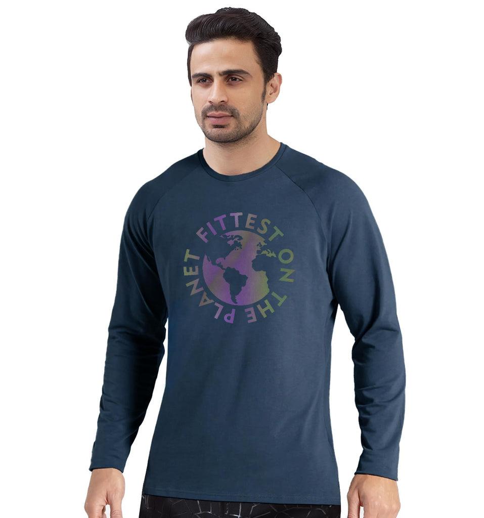 ReDesign Full Sleeves Multi-Color Reflective Sports T-shirt | Men | KIBI Sports - KIBI SPORTS
