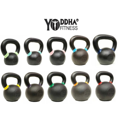 Yoddha Fitness KETTLEBELL BLACK – CROSSFIT  | KIBI Sports KIBI Sports