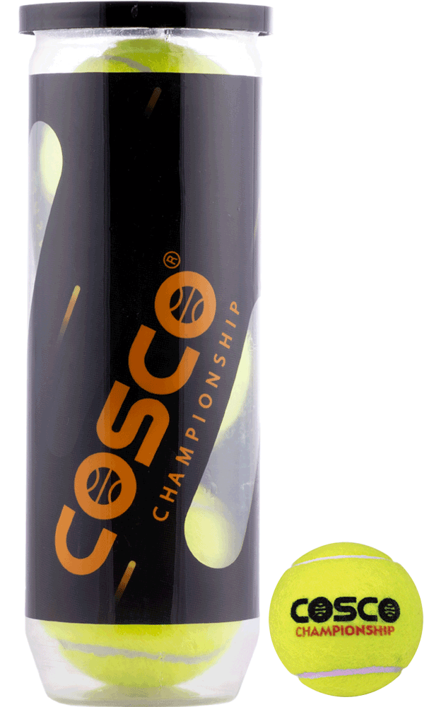 Cosco Championship Tennis Yellow (3 Pcs. Pack) - Cosco Tennis Equipment