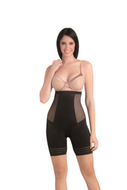 Omtex Coral High Waist and Short Thigh Shaper | Black | KIBI Sports - KIBI SPORTS