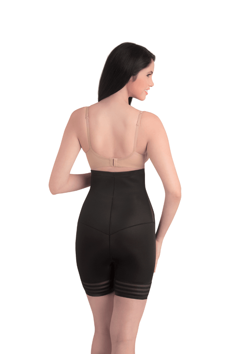 Omtex Coral High Waist and Short Thigh Shaper | Black | KIBI Sports - KIBI SPORTS
