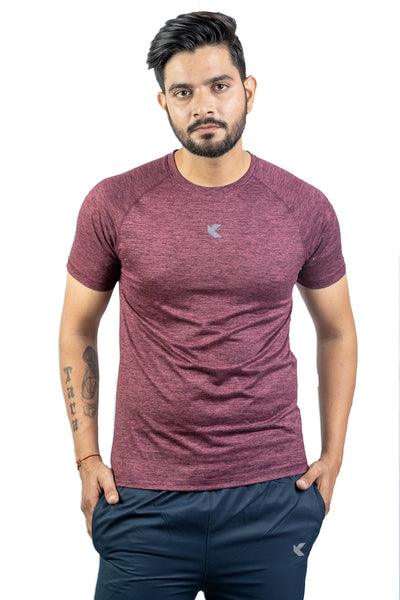 Kronos Raglan T-shirt | Men's | Ruby | KIBI Sports - KIBI SPORTS