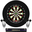 DARTSTORE – The Complete Kit : Pro Surround, Samurai II Dartboard, Throwline Oche, 6 Darts - KIBI SPORTS