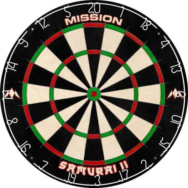 DARTSTORE – The Complete Kit : Pro Surround, Samurai II Dartboard, Throwline Oche, 6 Darts - KIBI SPORTS