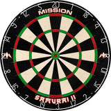DARTSTORE – The Complete Kit : Pro Surround, Samurai II Dartboard, Throwline Oche, 6 Darts - KIBI SPORTS