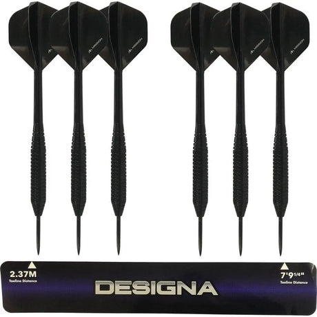 DARTSTORE – The Complete Kit : Pro Surround, Samurai II Dartboard, Throwline Oche, 6 Darts - KIBI SPORTS