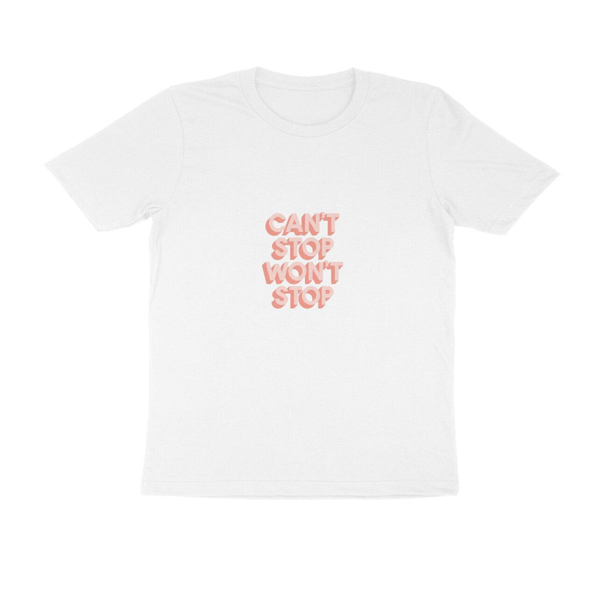 Cant Stop Wont Stop | KIBI SPORTS MERCHANDISE | HALF SLEEVE T-SHIRT - ROUND NECK - KIBI SPORTS