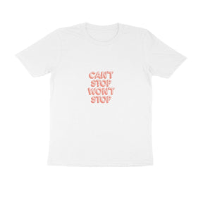 Cant Stop Wont Stop | KIBI SPORTS MERCHANDISE | HALF SLEEVE T-SHIRT - ROUND NECK - KIBI SPORTS