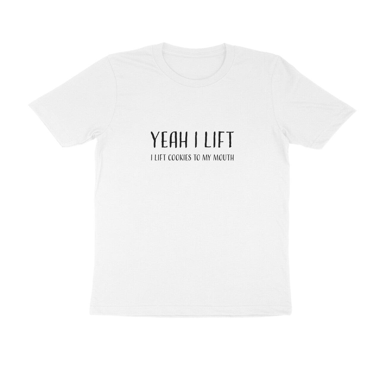 Yeah I Lift | KIBI SPORTS MERCHANDISE | HALF SLEEVE T-SHIRT - ROUND NECK - KIBI SPORTS