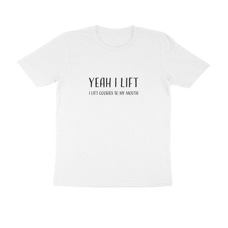 Yeah I Lift | KIBI SPORTS MERCHANDISE | HALF SLEEVE T-SHIRT - ROUND NECK - KIBI SPORTS