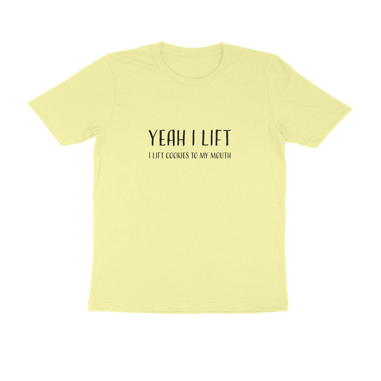 Yeah I Lift | KIBI SPORTS MERCHANDISE | HALF SLEEVE T-SHIRT - ROUND NECK - KIBI SPORTS