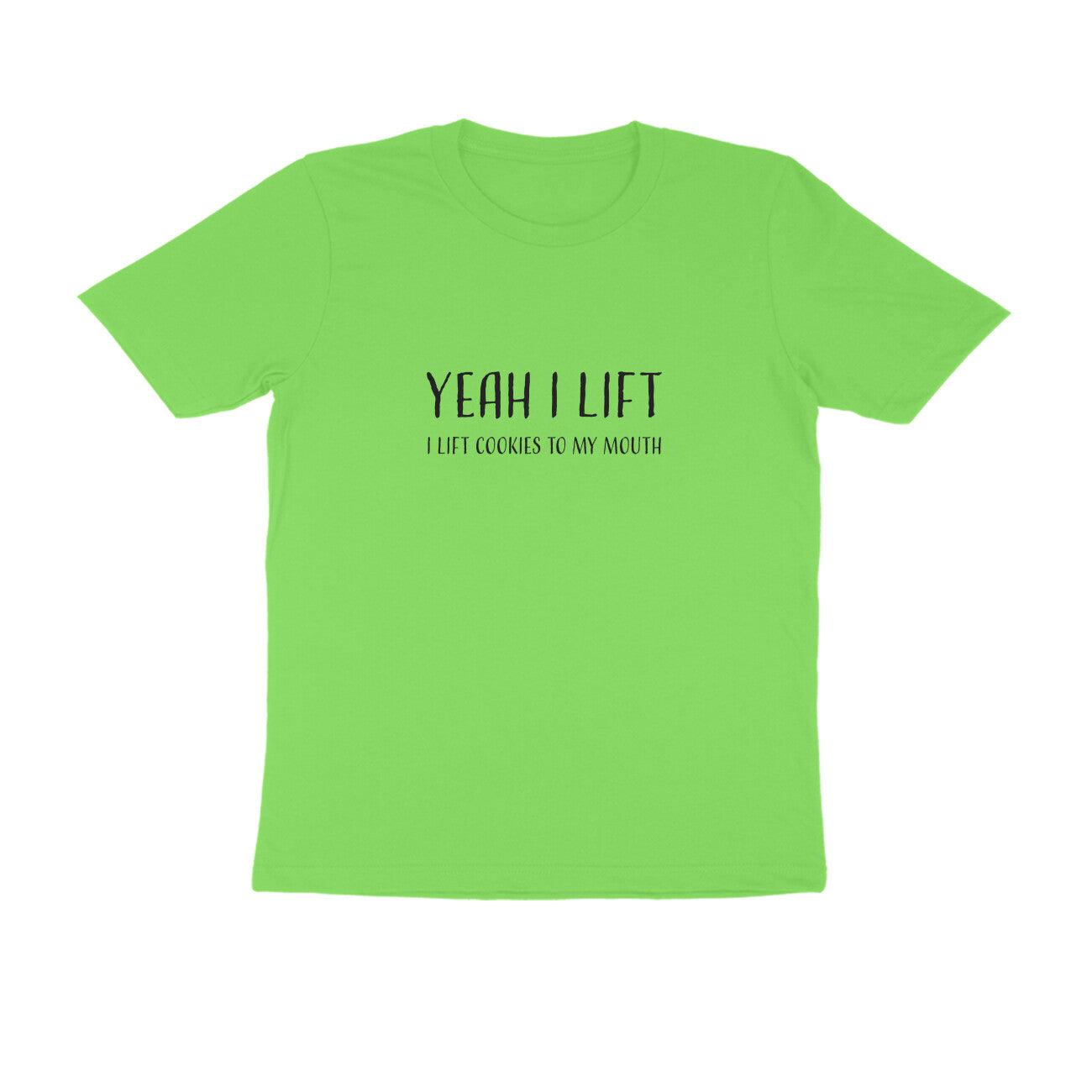 Yeah I Lift | KIBI SPORTS MERCHANDISE | HALF SLEEVE T-SHIRT - ROUND NECK - KIBI SPORTS