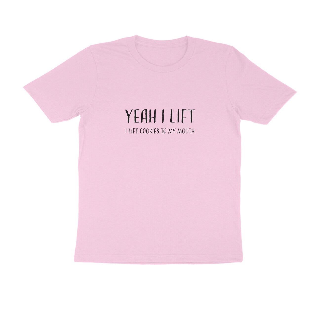 Yeah I Lift | KIBI SPORTS MERCHANDISE | HALF SLEEVE T-SHIRT - ROUND NECK - KIBI SPORTS