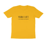Yeah I Lift | KIBI SPORTS MERCHANDISE | HALF SLEEVE T-SHIRT - ROUND NECK - KIBI SPORTS
