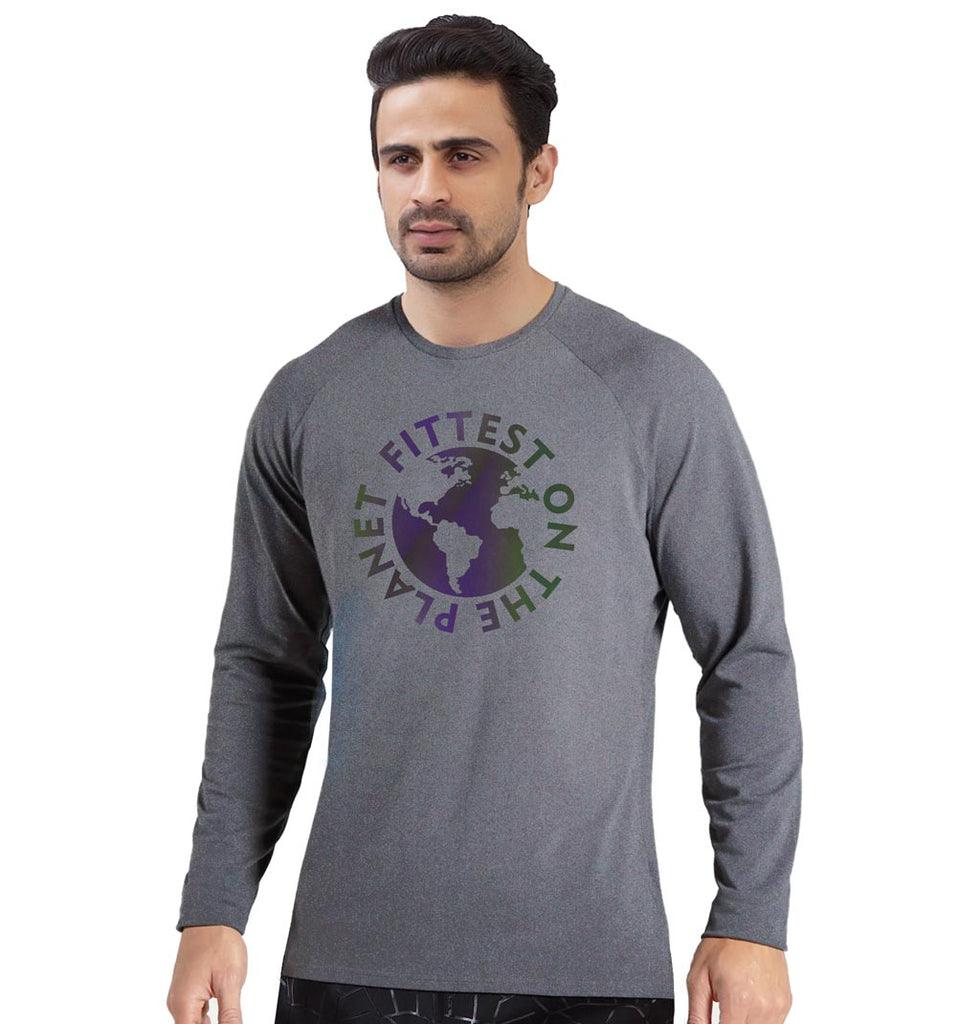 ReDesign Full Sleeves Multi-Color Reflective Sports T-shirt | Men | KIBI Sports - KIBI SPORTS