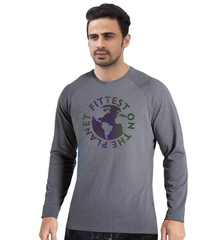 ReDesign Full Sleeves Multi-Color Reflective Sports T-shirt | Men | KIBI Sports - KIBI SPORTS