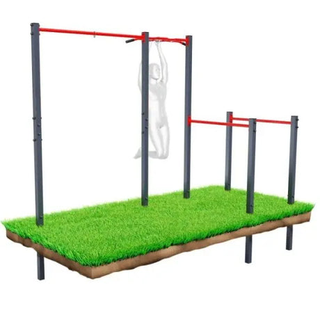 Yoddha CALISTHENICS OUTDOOR CHIN UP BAR WITH DIP STATION  | KIBI Sports KIBI Sports
