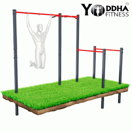 Yoddha CALISTHENICS OUTDOOR CHIN UP BAR WITH DIP STATION  | KIBI Sports KIBI Sports