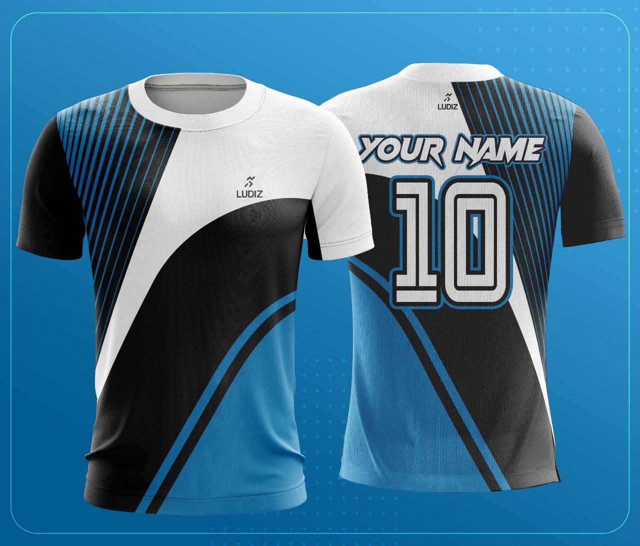 Premium Sports Jersey for a comfortable wear. Stretchable and light weight material designed by Ludiz. - KIBI SPORTS