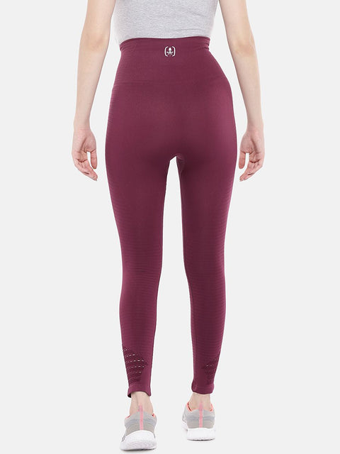 Omtex Swee Athletica Vital Seamless Series Style 202 Wine | Women | KIBI Sports