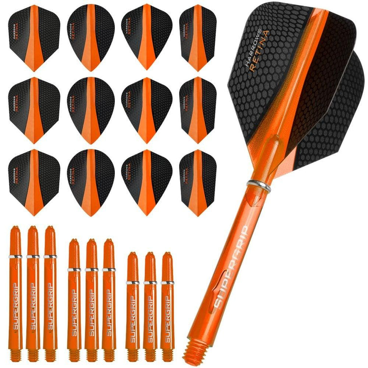 HARROWS Retina Dart Flights and Shafts Combo Kit - KIBI SPORTS