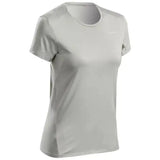 Quechua Women Mountain Hiking Quick Drying T-Shirt MH100 Sage Green Quechua