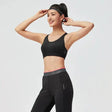 Domyos Women Gym Bra High Support Black Domyos