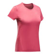 Quechua Women Mountain Hiking Quick Drying T-Shirt MH100 Pink Quechua