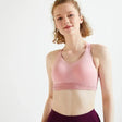 Domyos High Support Fitness Bra 900 - Pink Domyos