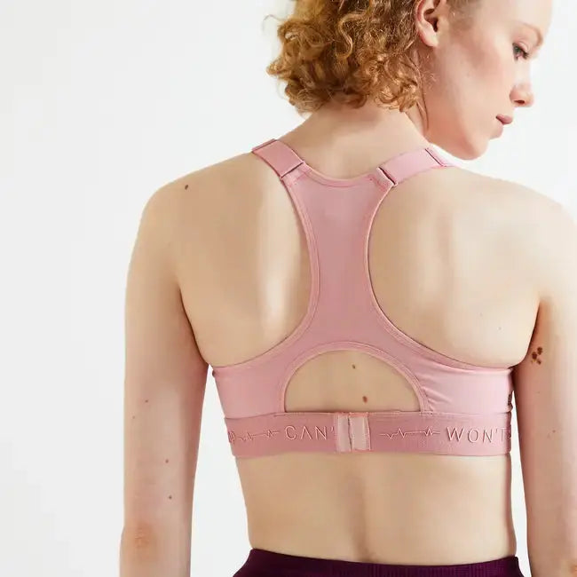 Domyos High Support Fitness Bra 900 - Pink Domyos