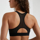 Domyos Medium Support Sports Bra - Black Print Domyos
