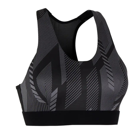 Domyos Medium Support Sports Bra - Black Print Domyos